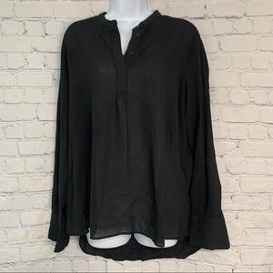 Who What Wear Black Blouse XL